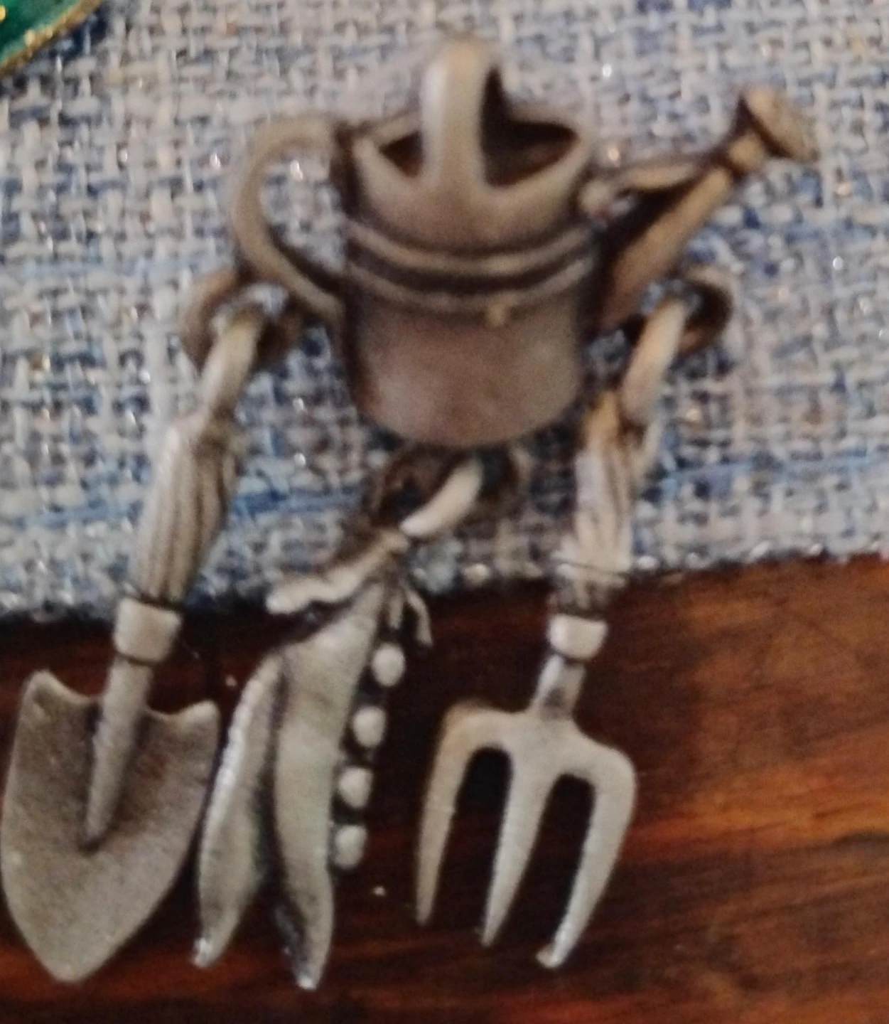 Vintage Gardening Tool Pin