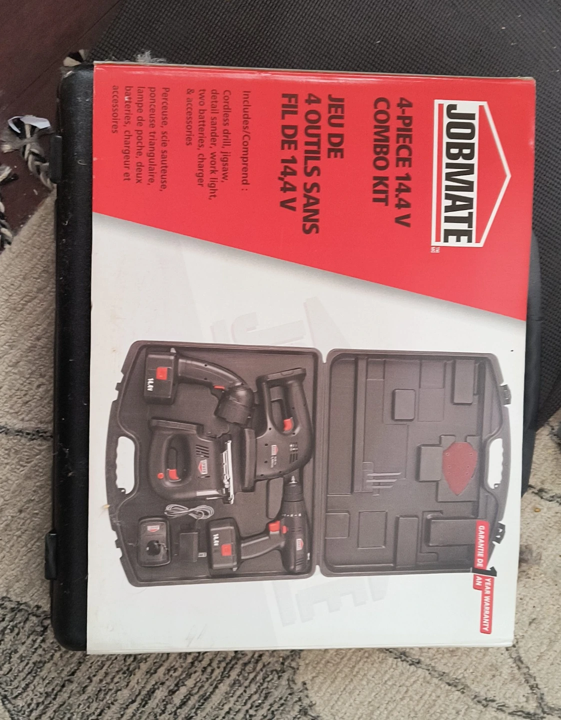 Jobmate 4-Piece 14.4V Combo Kit