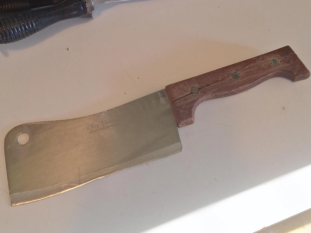 Chez Voltige Stainless Steel Cleaver