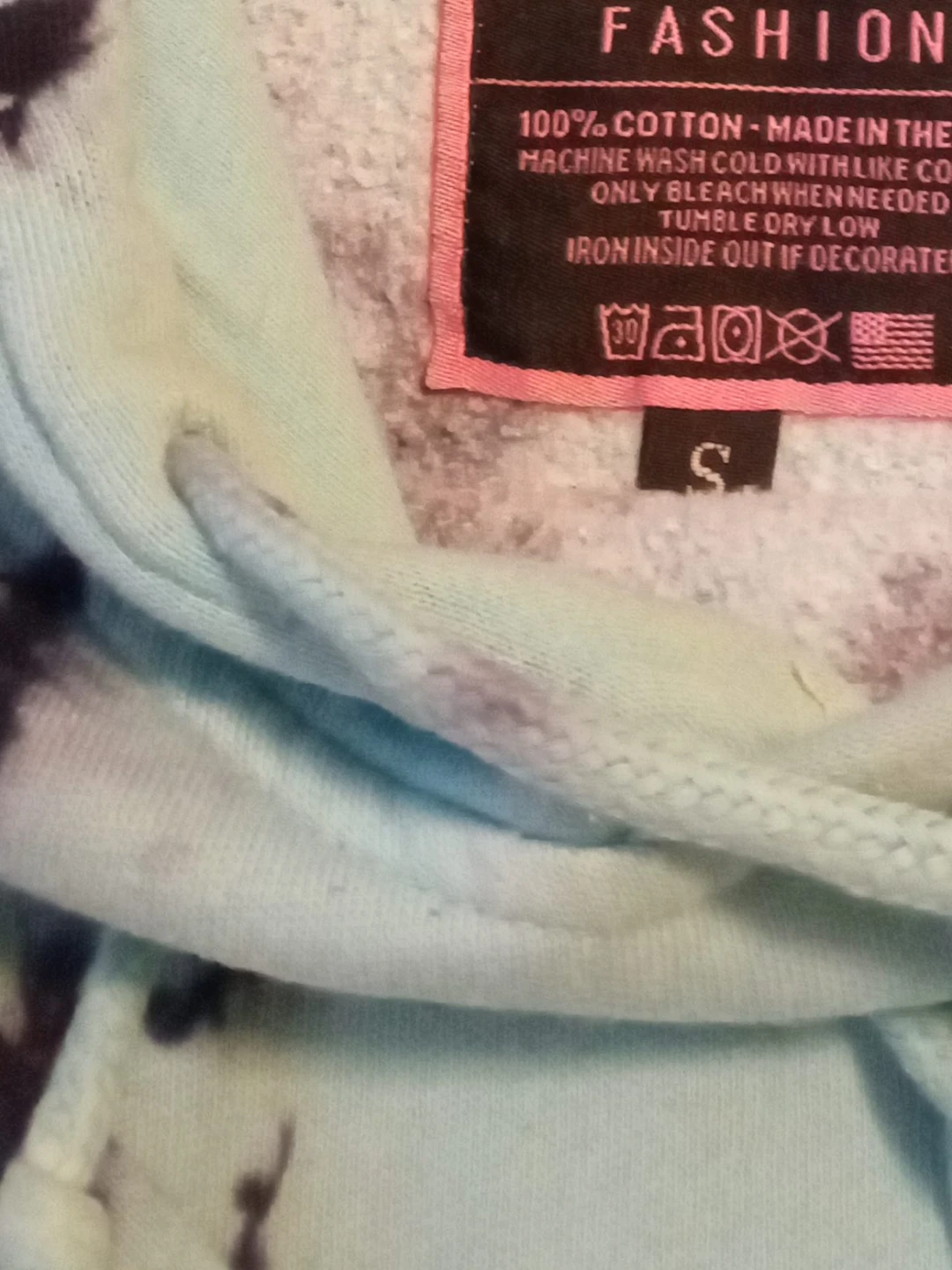 Fashion Nova Tie Dye Hoodie - Size S - photo 4