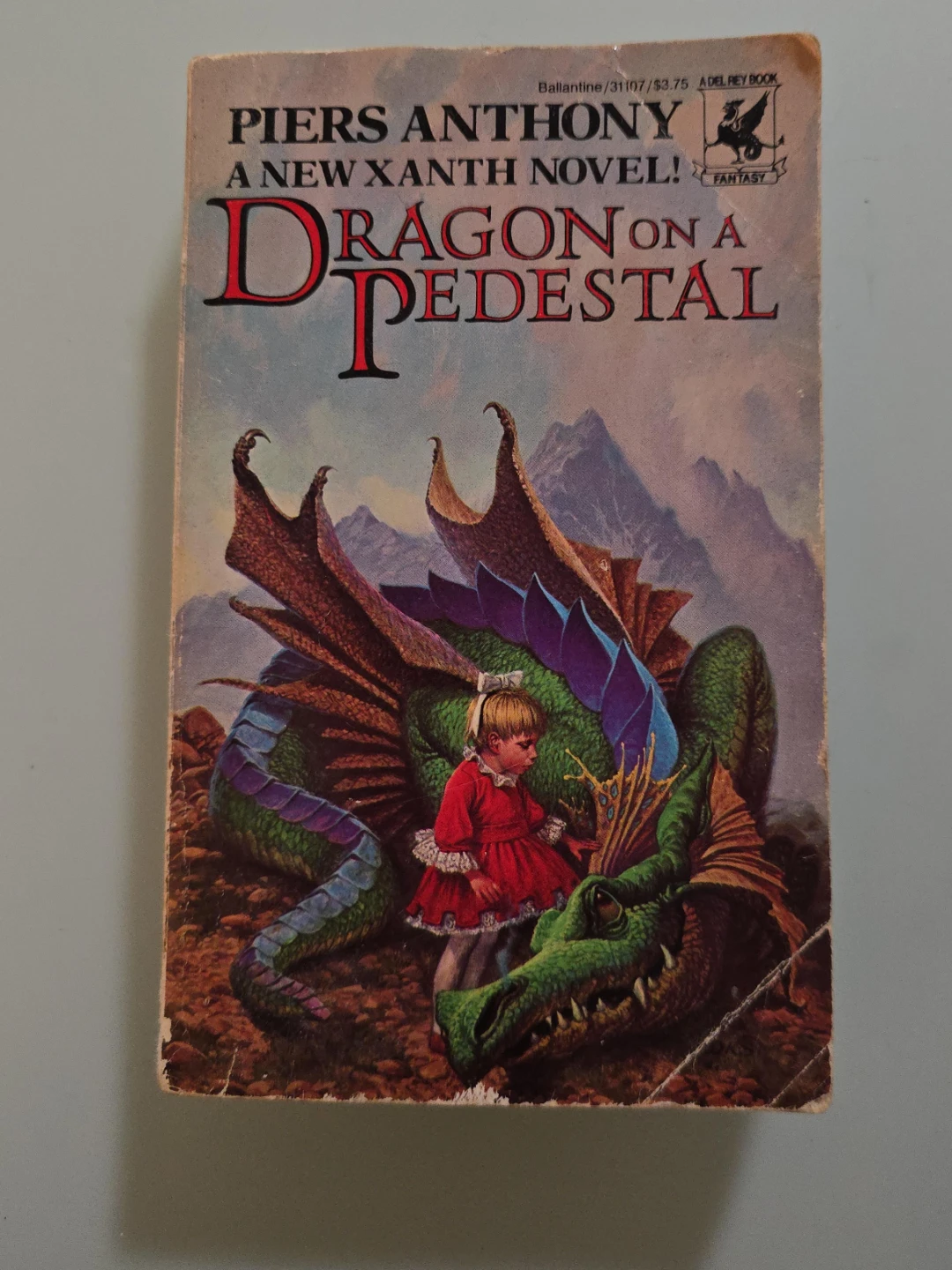 Piers Anthony Xanth Novel: Dragon on a Pedestal - first edition