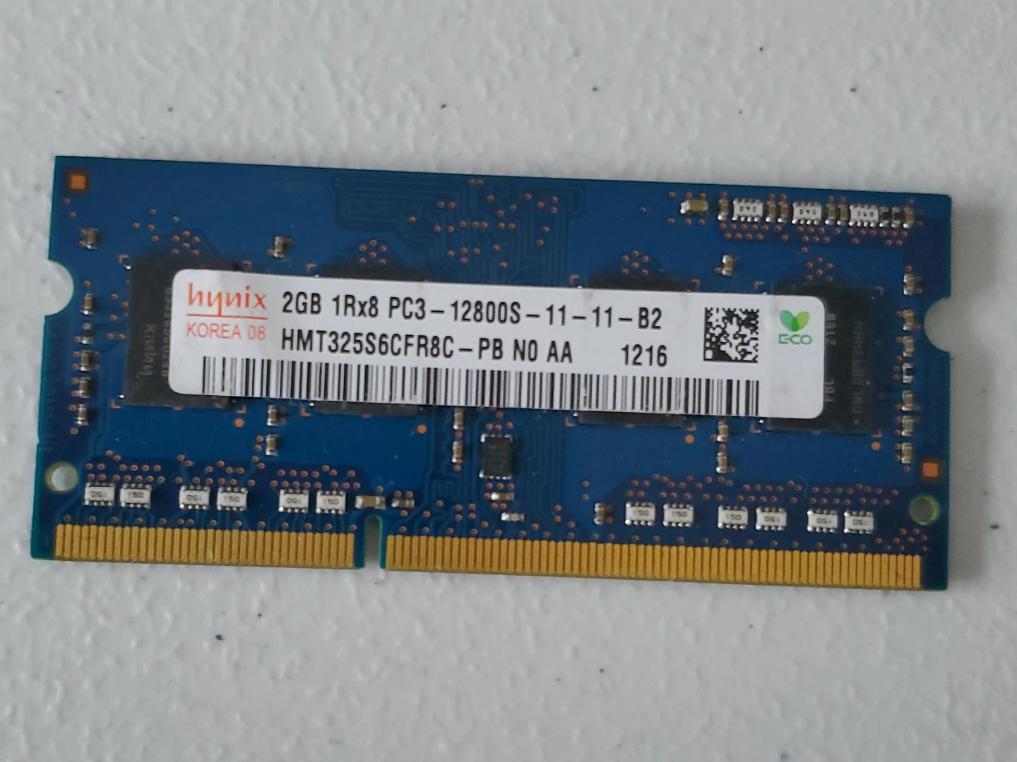 Hynix 2GB 1Rx8 PC3-12800S RAM