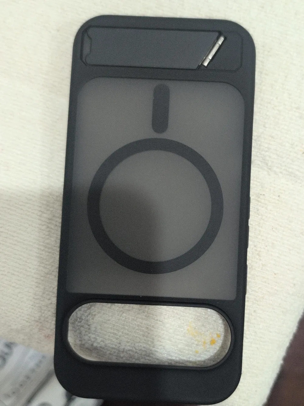 Black google pixel 9  Case with MagSafe