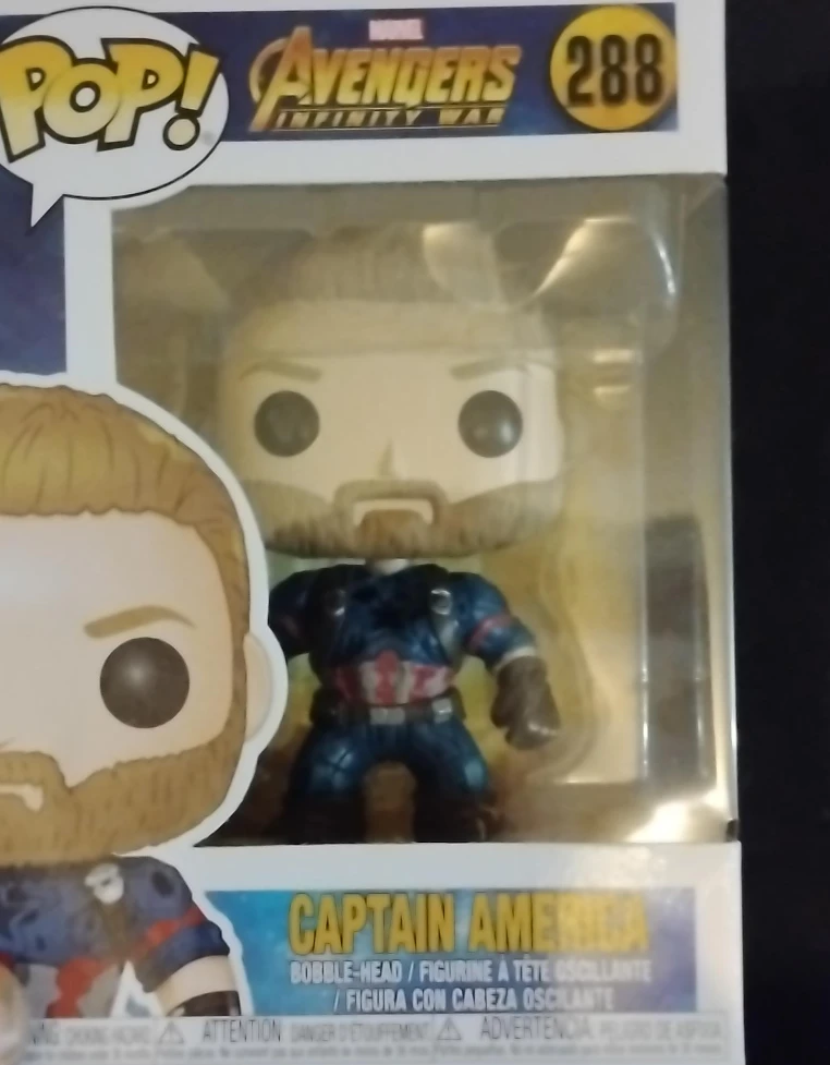 Marvel Avengers Infinity War Captain America Funko Pop! #288