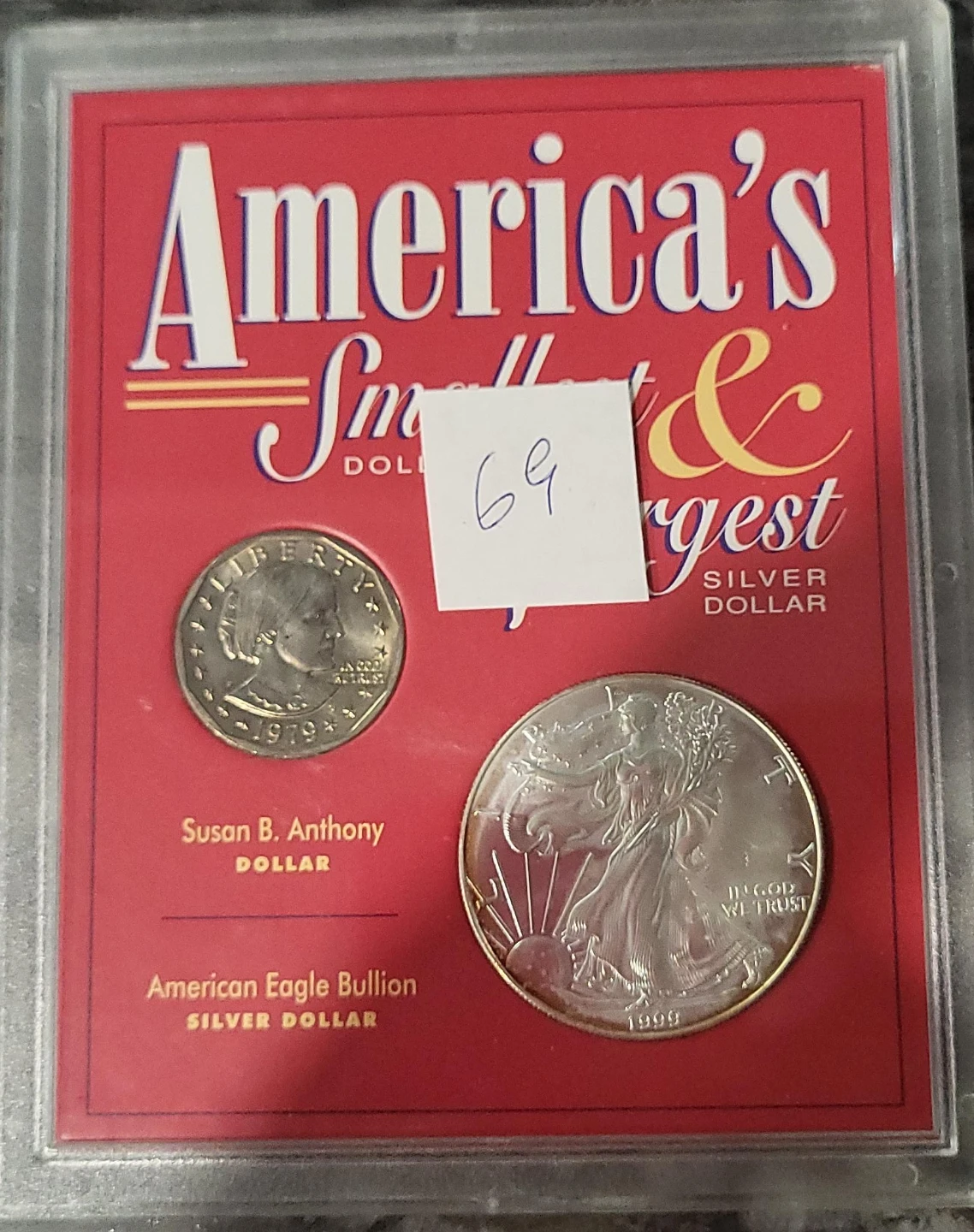 America's Smallest & Largest Silver Dollar Set