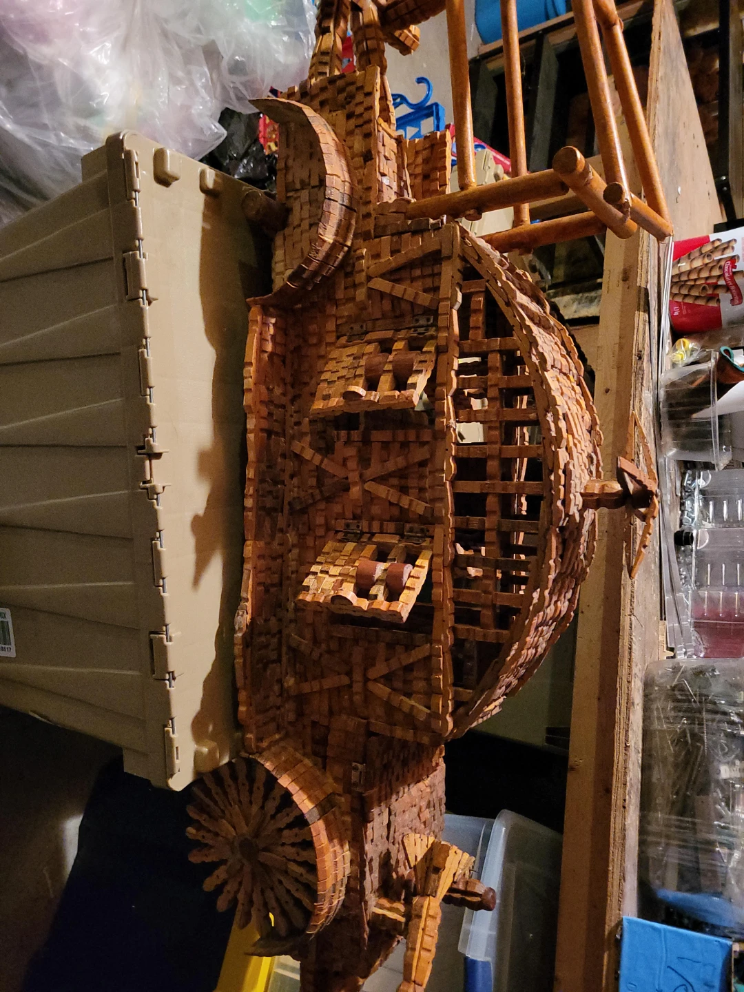 Handmade Wooden Car Model