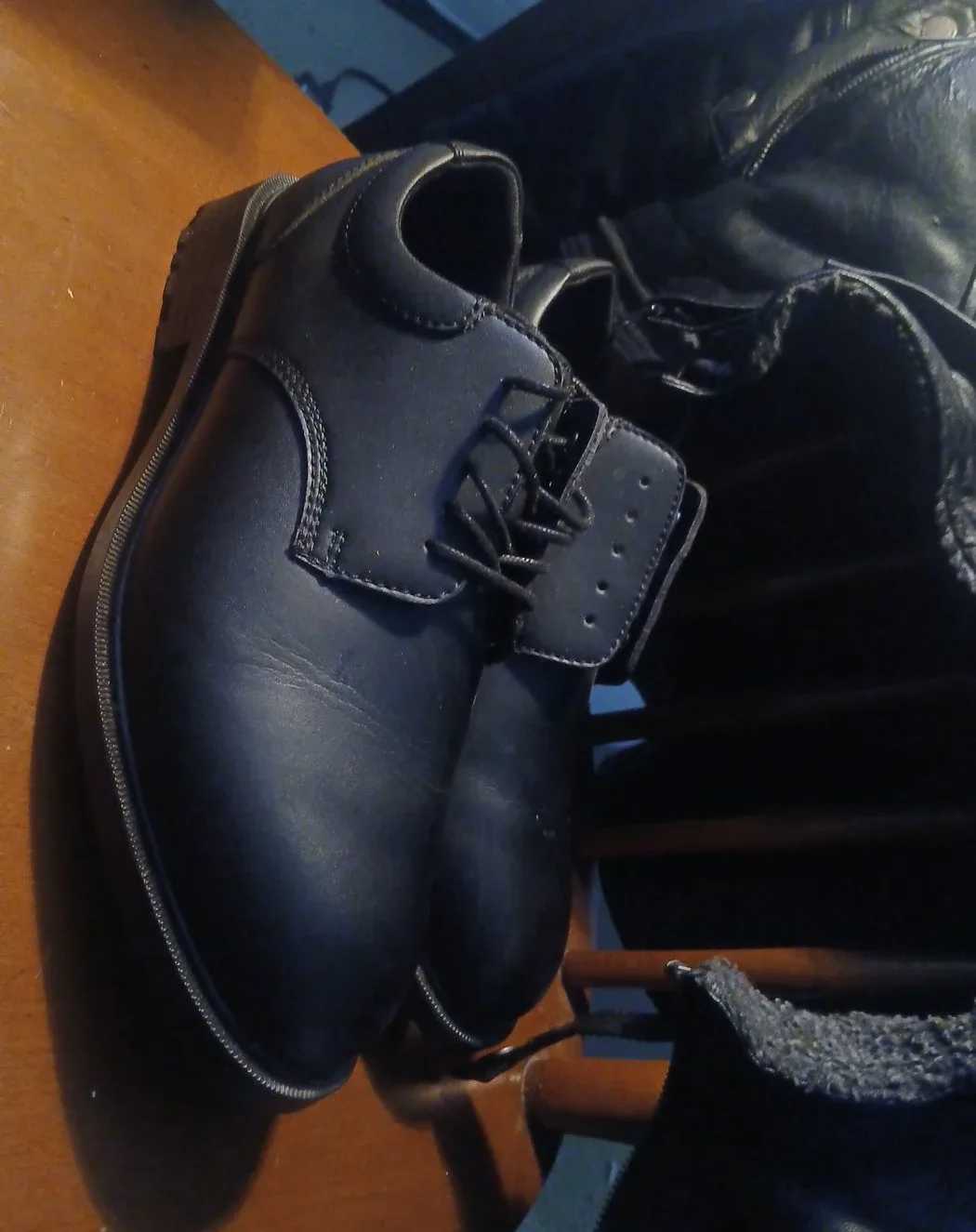 #Clearout-Black Leather Dress Shoes