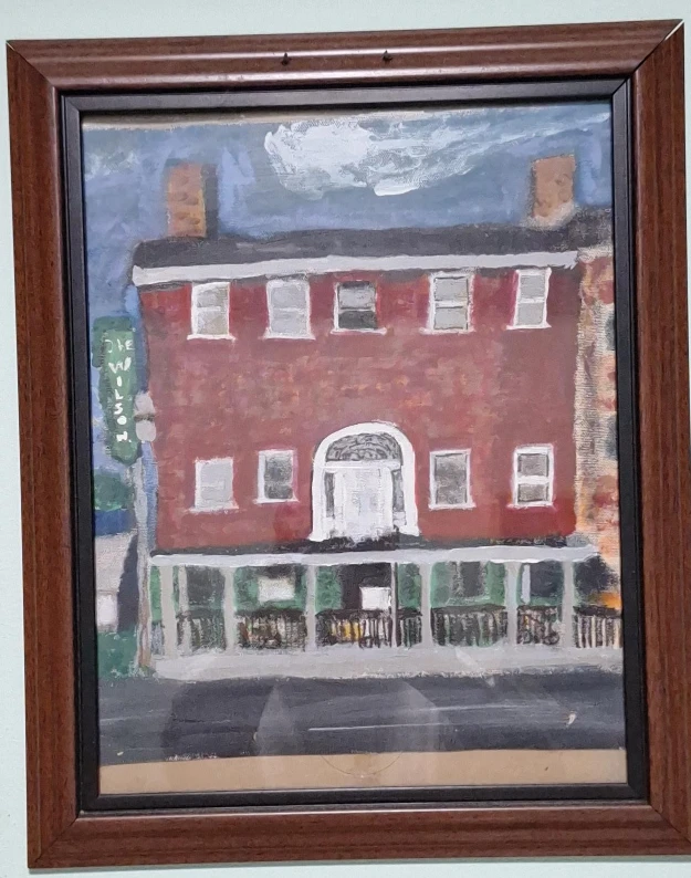 Framed Painting of The Wilson Building
