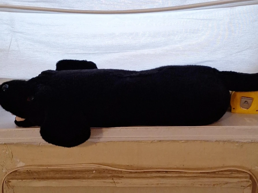 Black Dog Stuffed Animal