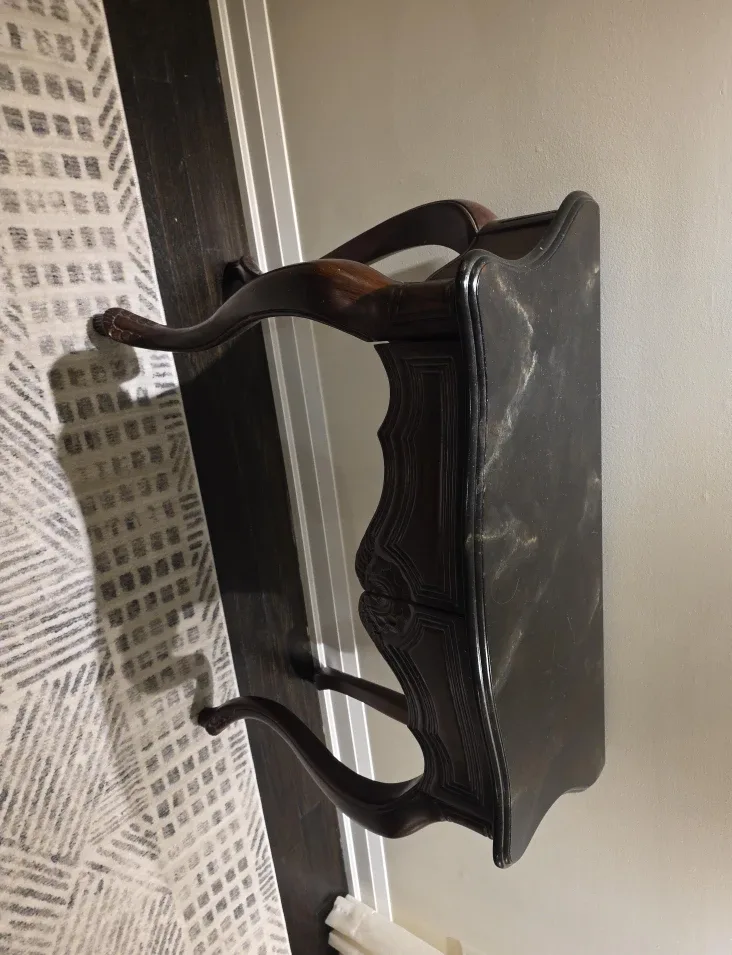 Dark Wood Console Table