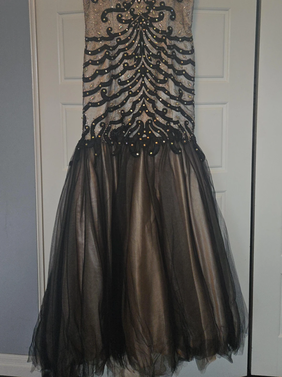 Prom Dress - Black and Beige - photo 2