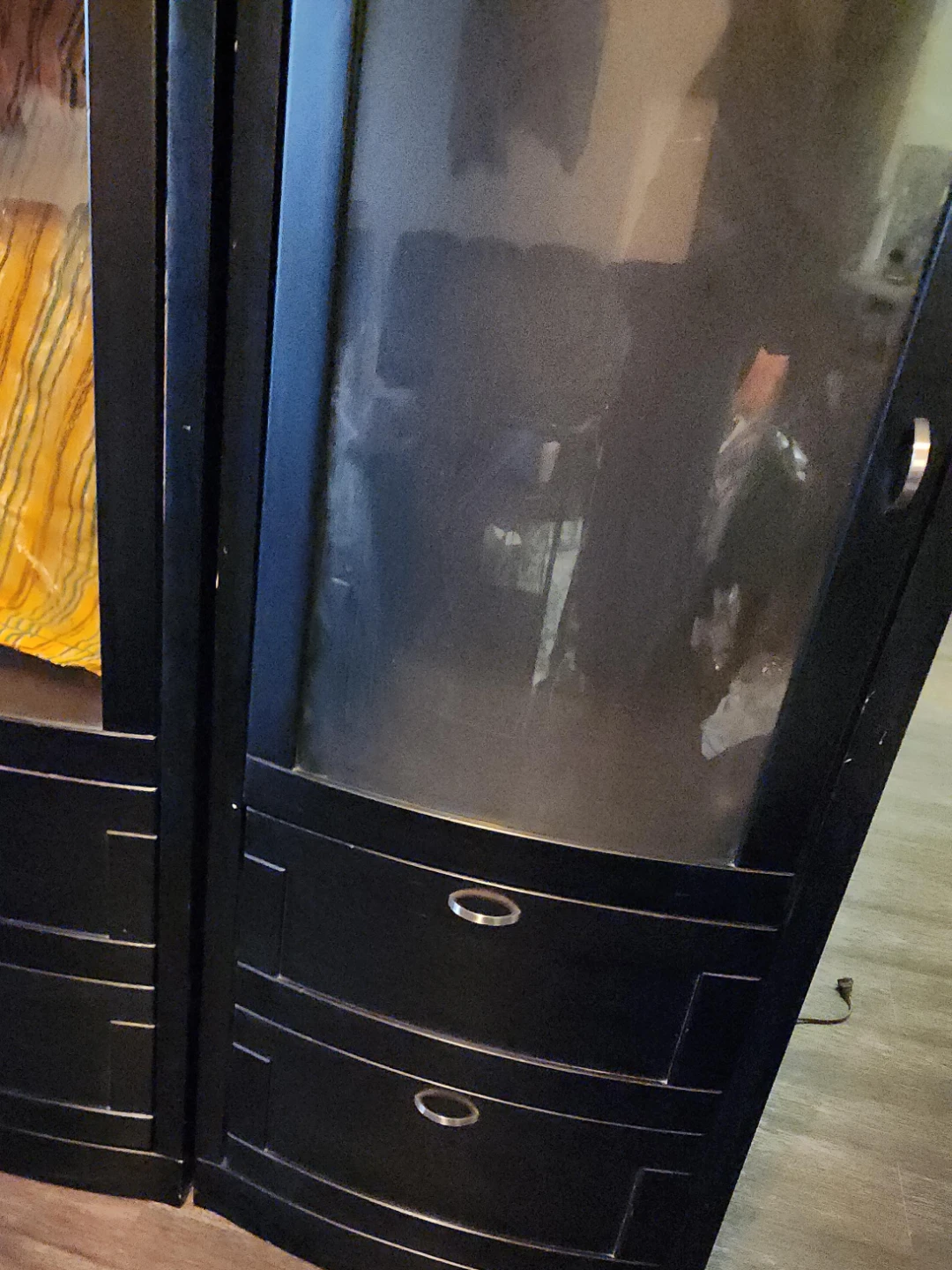 Black Display Cabinet