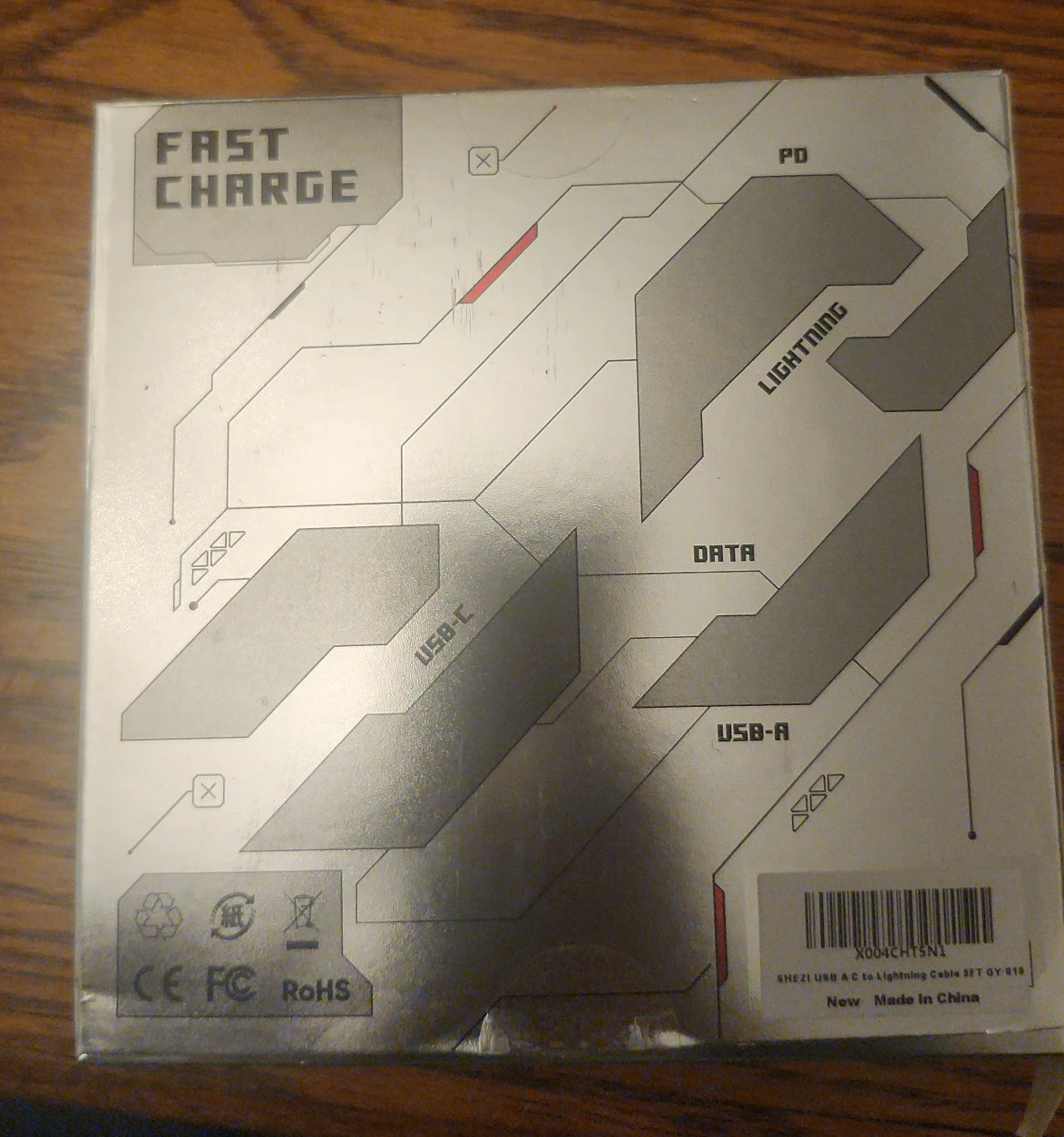 New SHEZI USB-A to Lightning Cable