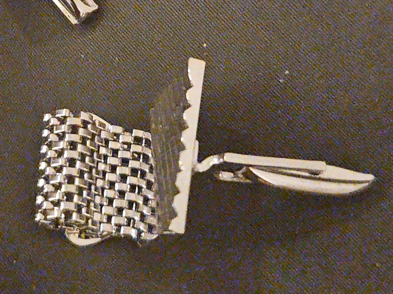 Vintage Cufflinks - Silver Tone