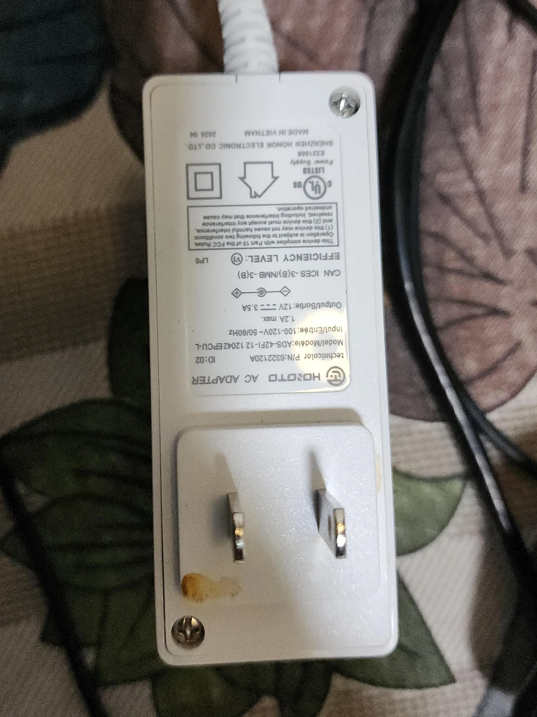 Honoto AC Adapter ADS-42FI-12 12042 EPCU-L