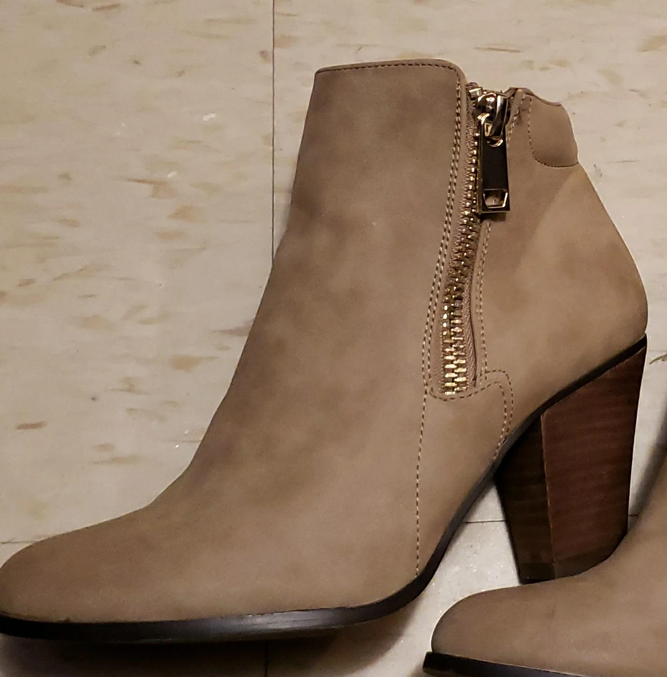 Chelsea Girl Tan Ankle Boots - Size 8