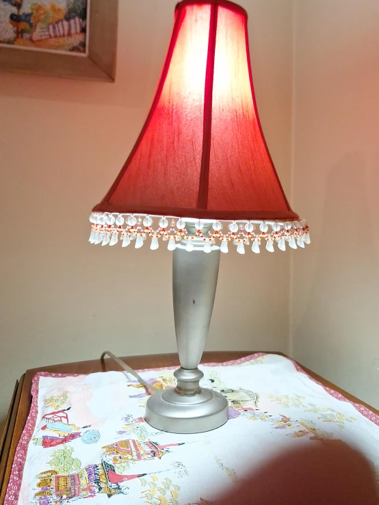 Red Table Lamp