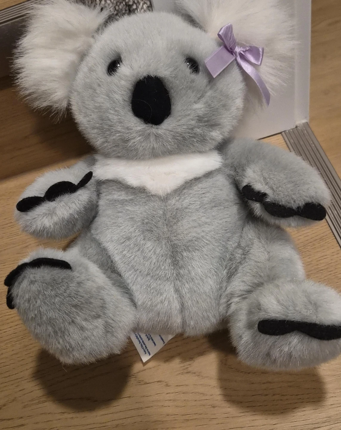 Koala Stuffed Animal with Purple Bow