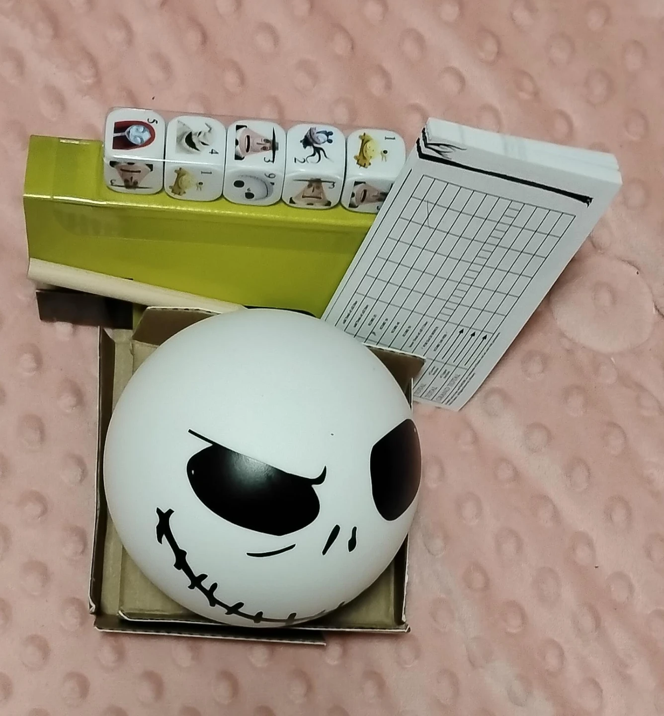 Nightmare Before Christmas Yahtzee Game