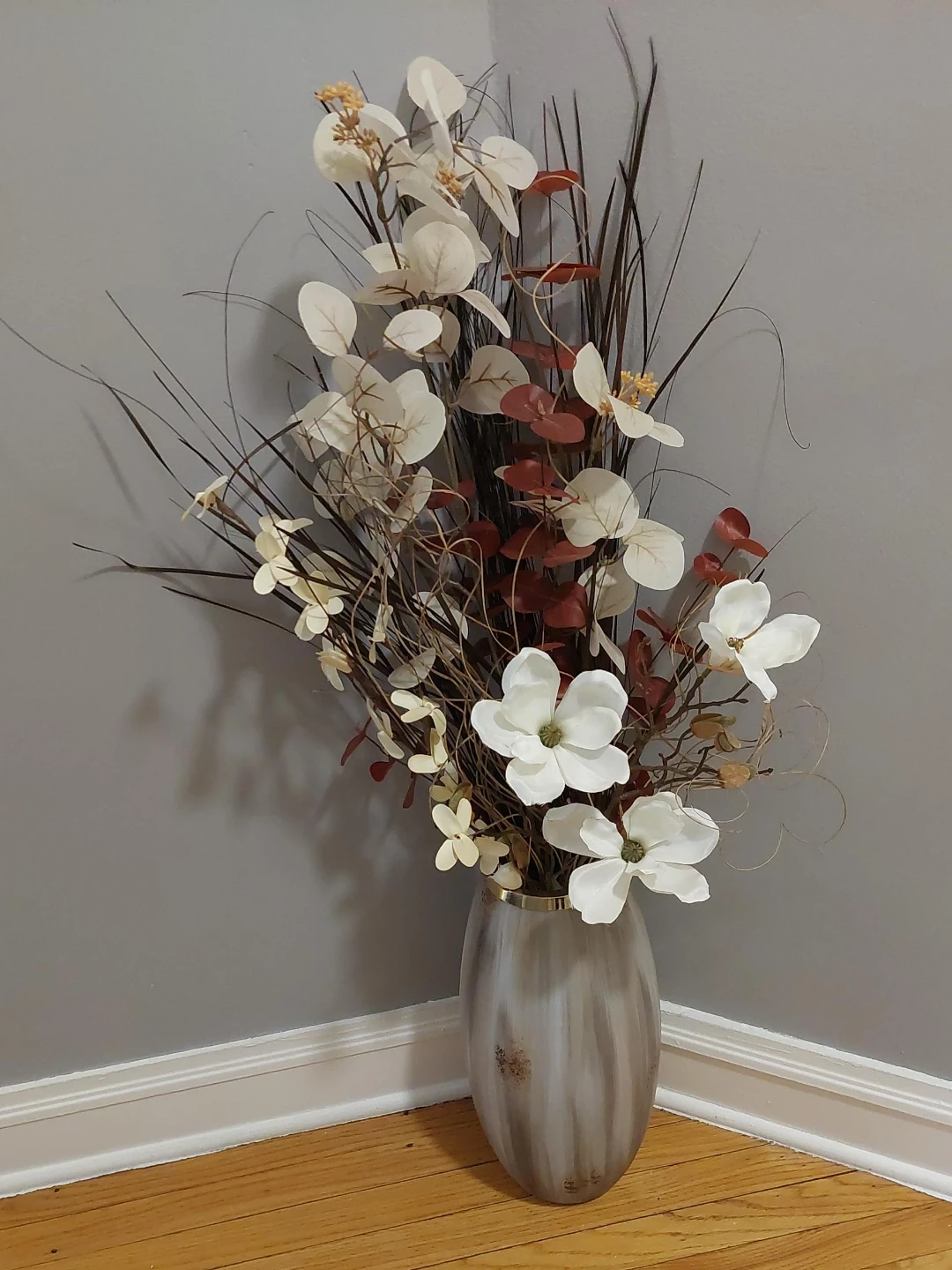 Artificial Flower Arrangement with Vase