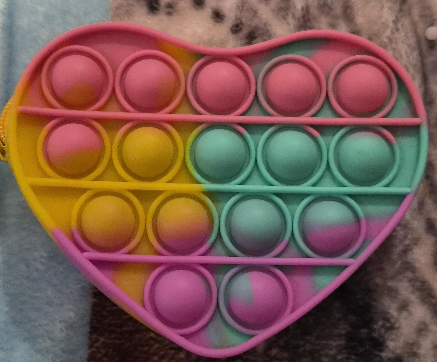 Heart-shaped Pop It Fidget Toy