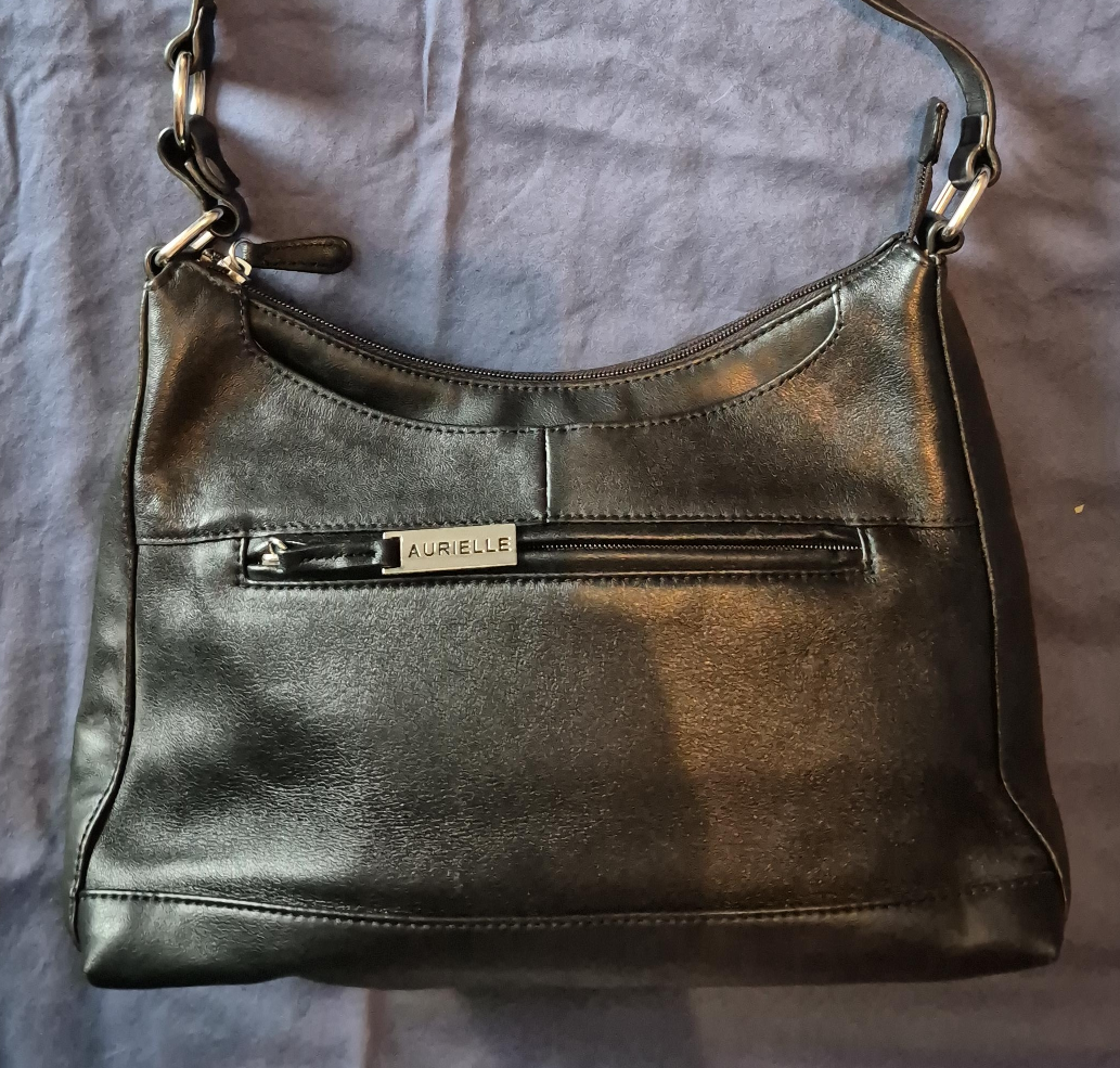 AURIELLE Black Shoulder Bag