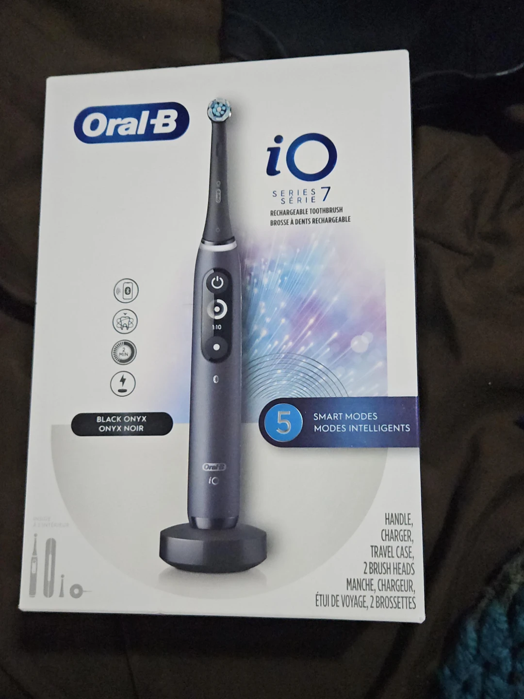 Oral-B iO Series 7 Rechargeable Toothbrush - Black Onyx