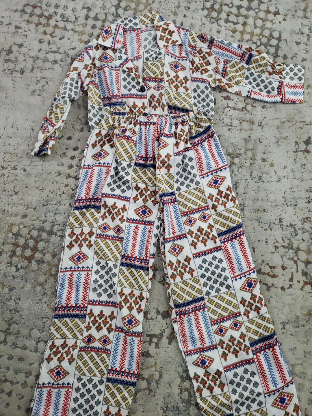 Patterned Two-Piece Set