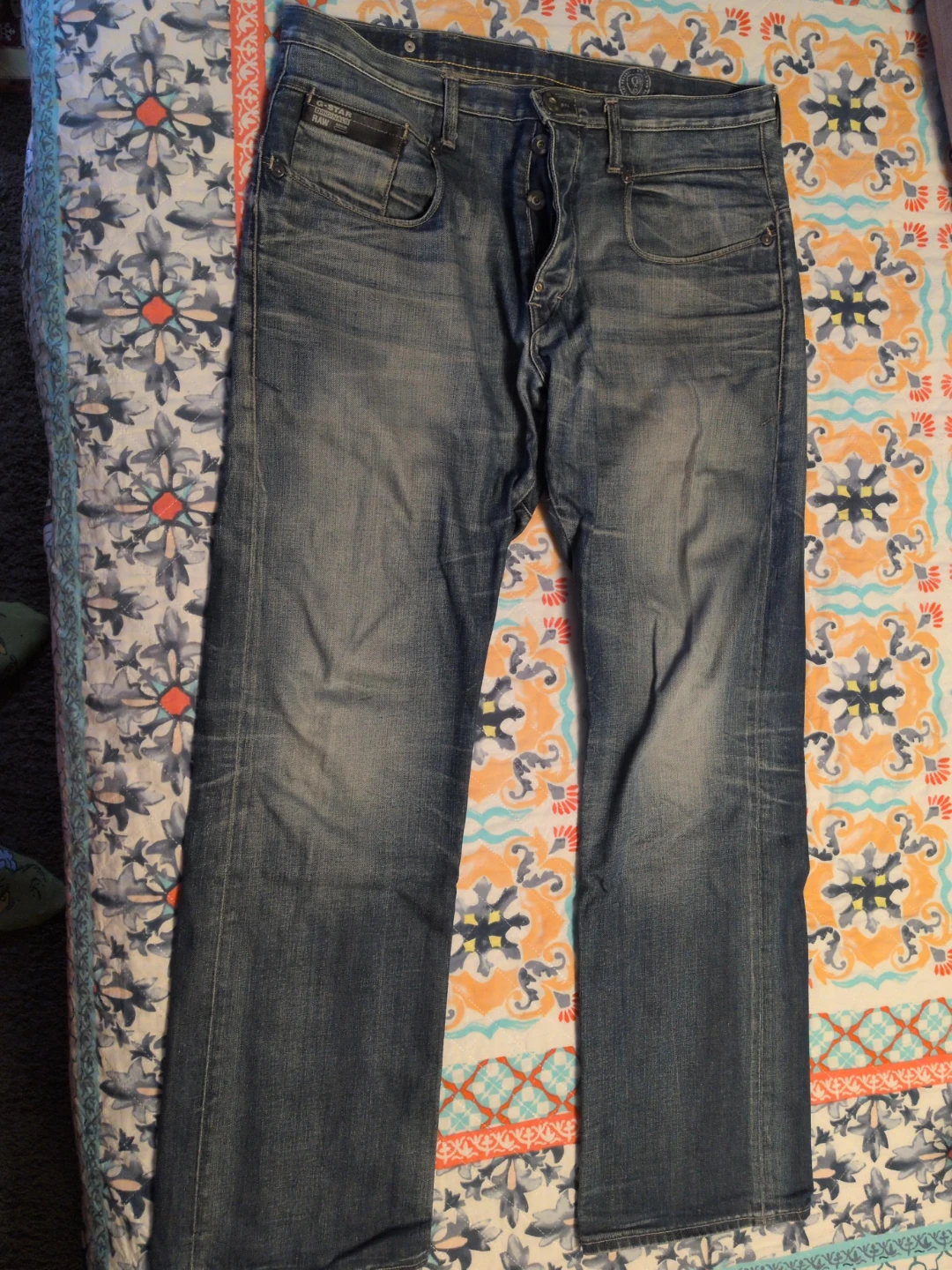 G-Star Raw Blade Loose Jeans, Size 33/32