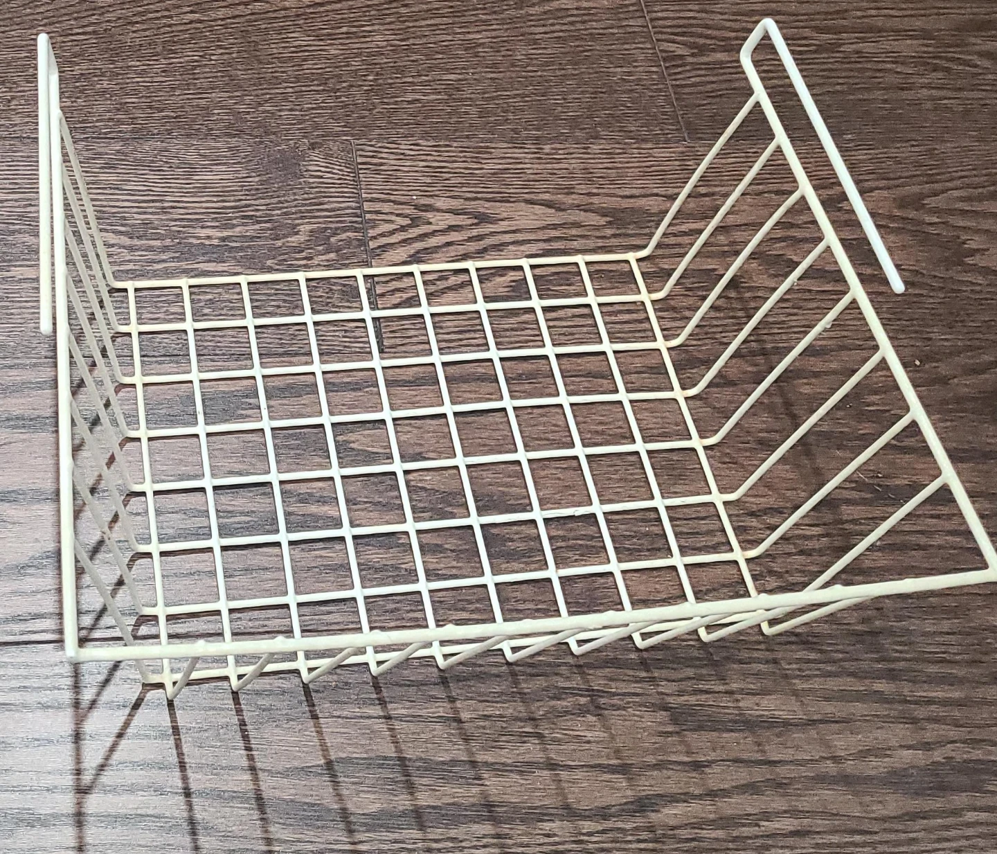 White Wire Hanging Basket