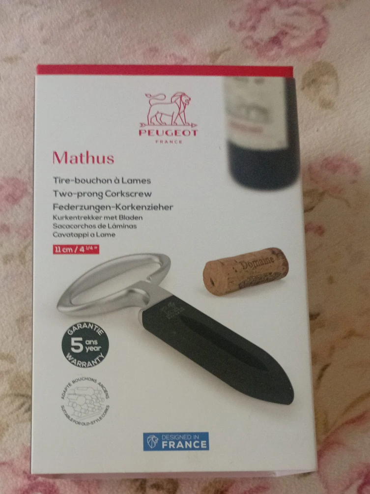 Peugeot Mathus Two-Prong Corkscrew