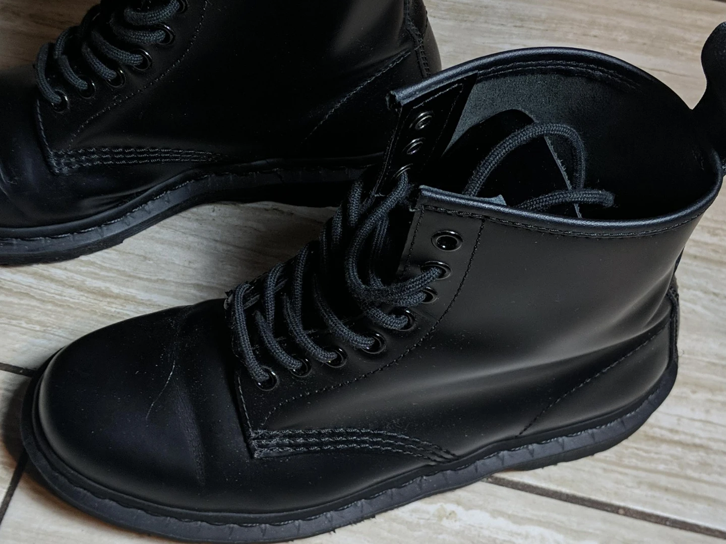 Dr. Martens Black Leather Boots