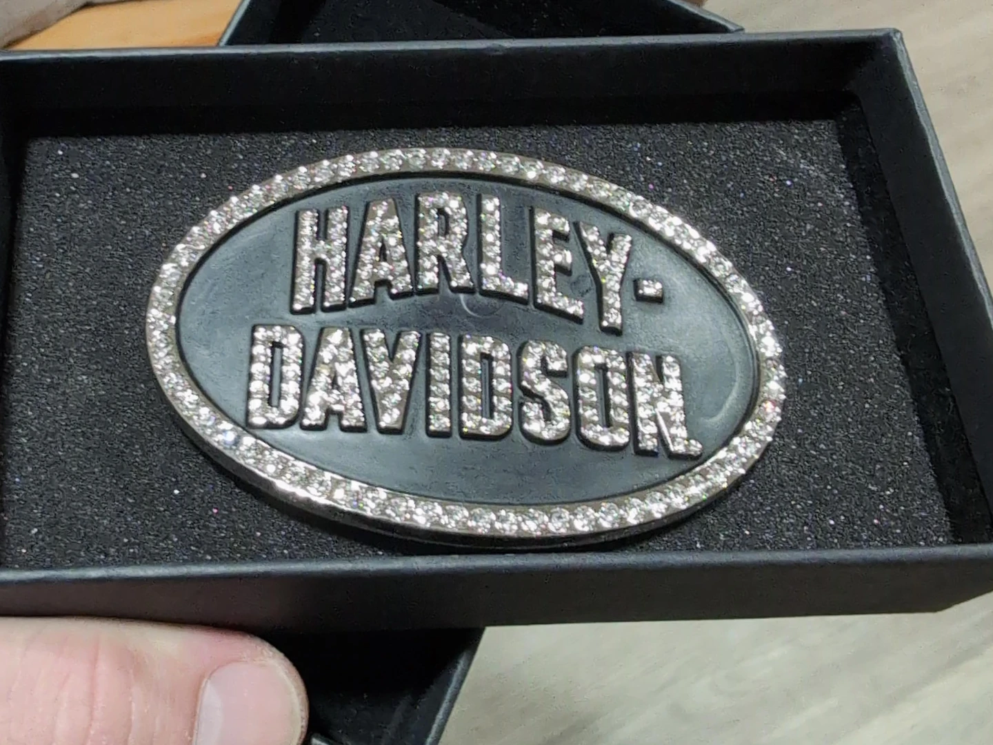 Harley-Davidson Belt Buckle - Rhinestone