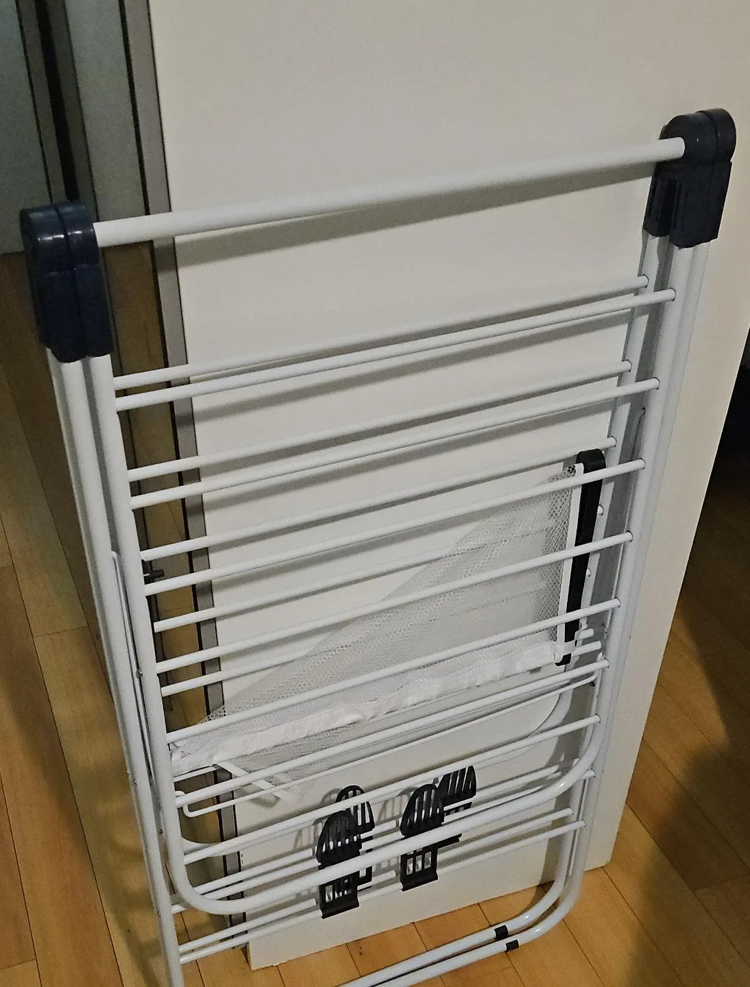 White Folding Clothes Drying Rack