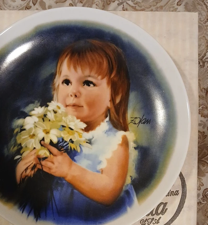 Zolan Collector Plate - "First Bloom"