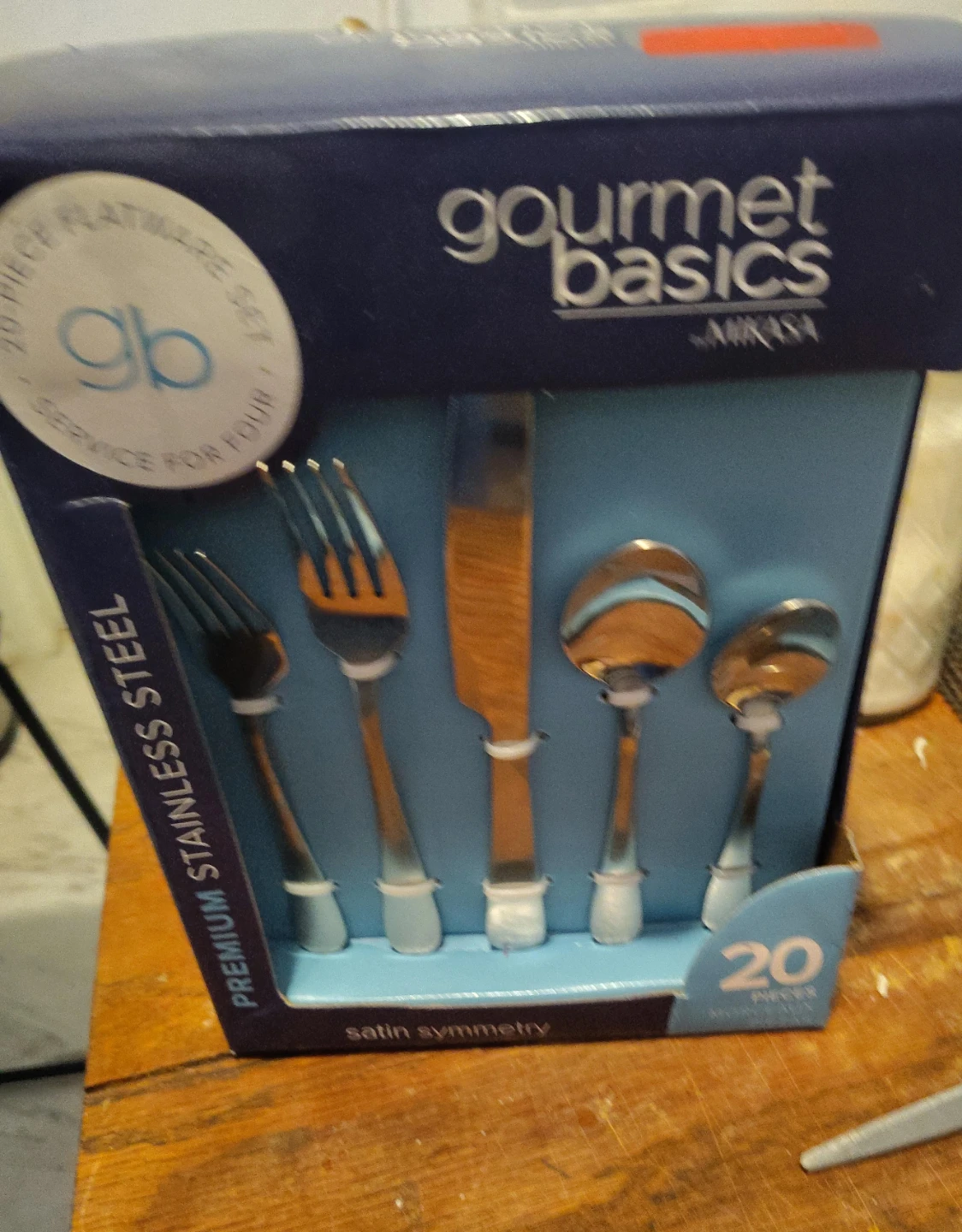 Gourmet Basics Mikasa 20-Piece Flatware Set