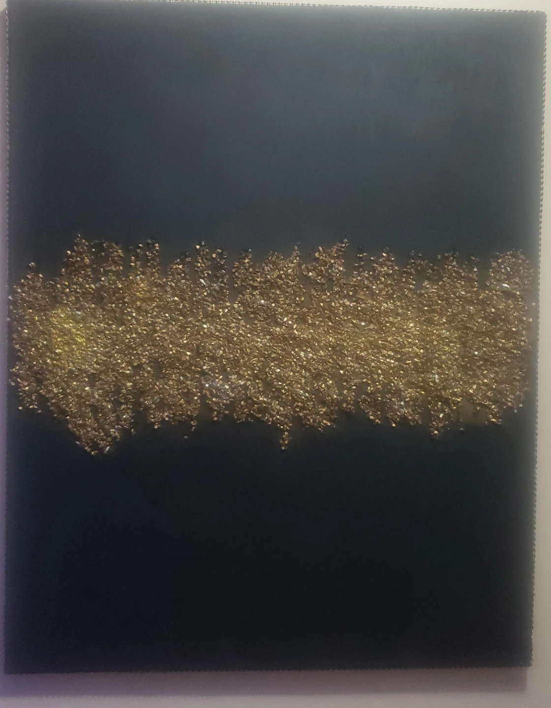 Abstract Gold & Black Art