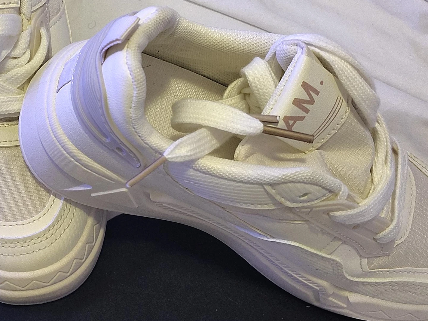 Cream Color Sneakers