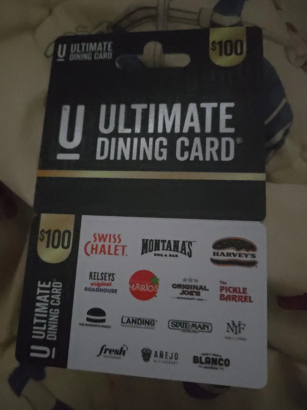 Ultimate Dining Card $100 Giftcard