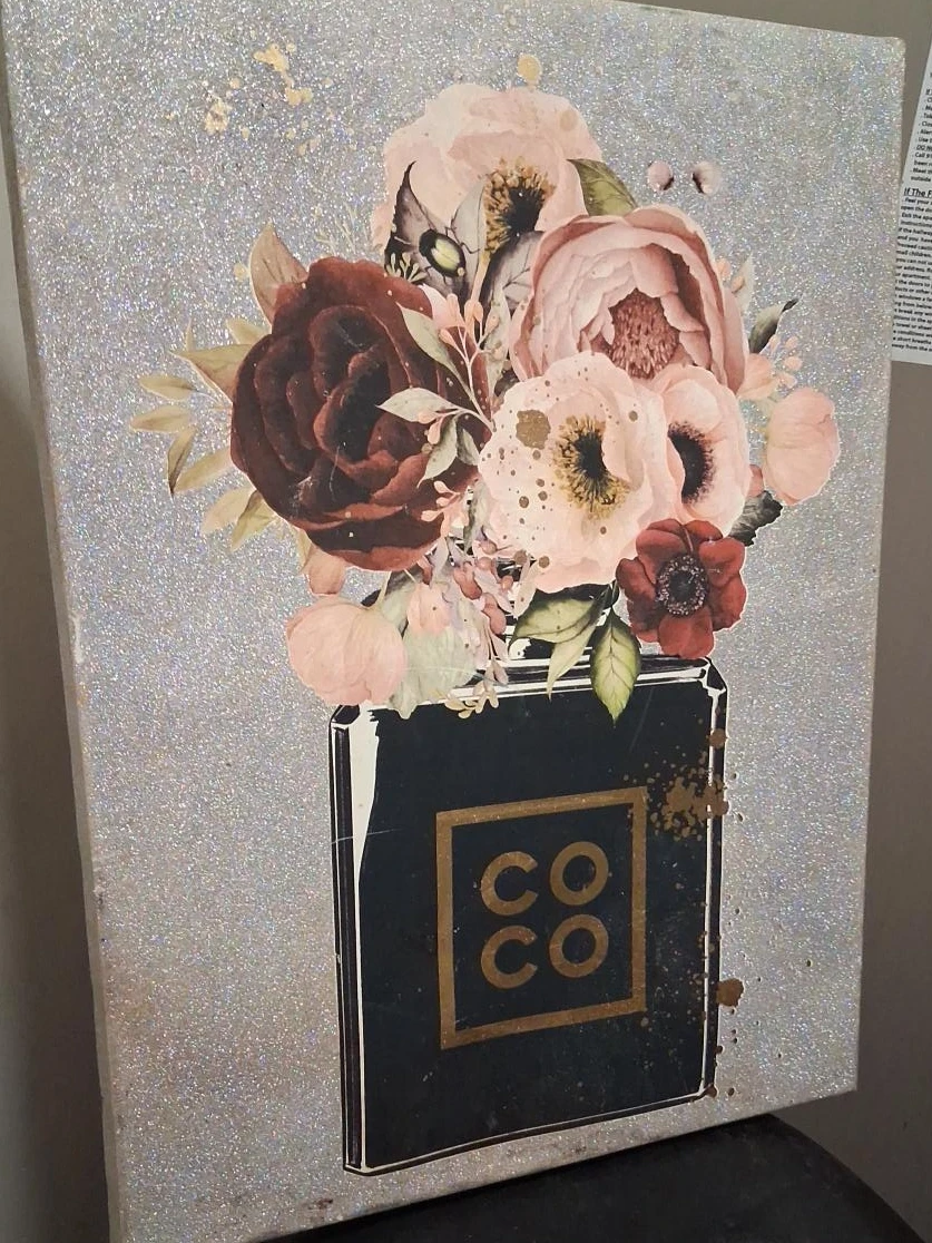 Coco Floral Canvas Wall Art