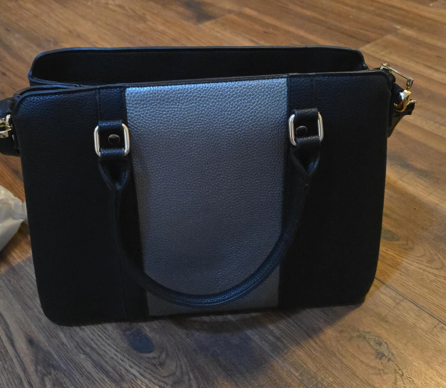 Black & Gray Handbag