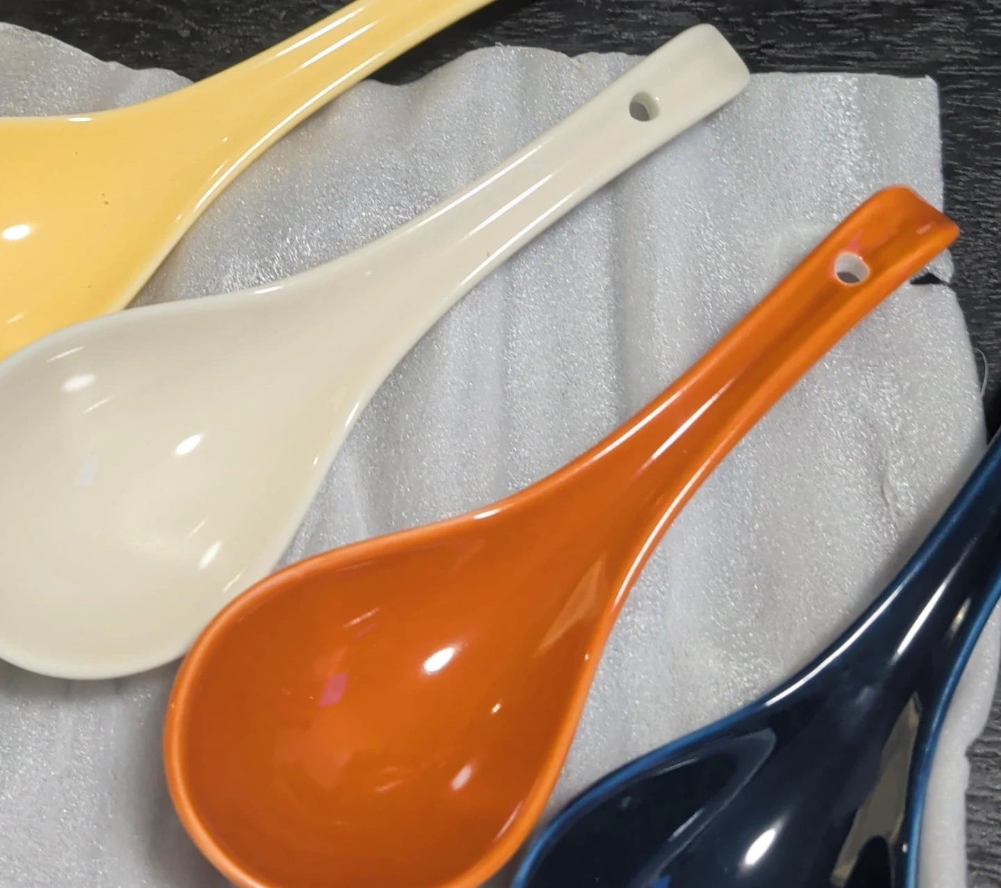 Ceramic Soup Spoons - Set of 4