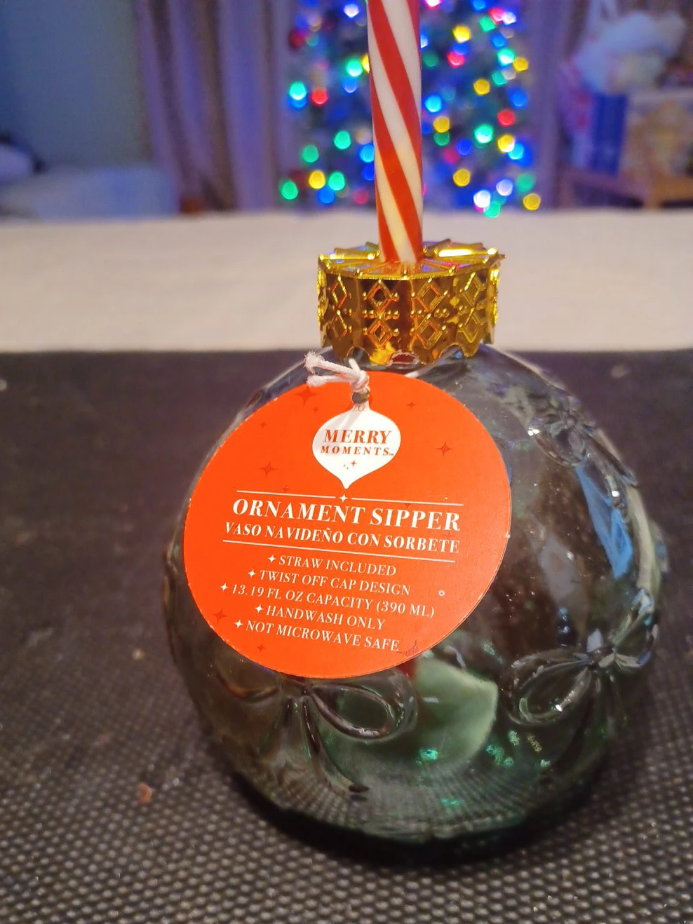 Merry Moments Ornament Sipper - New