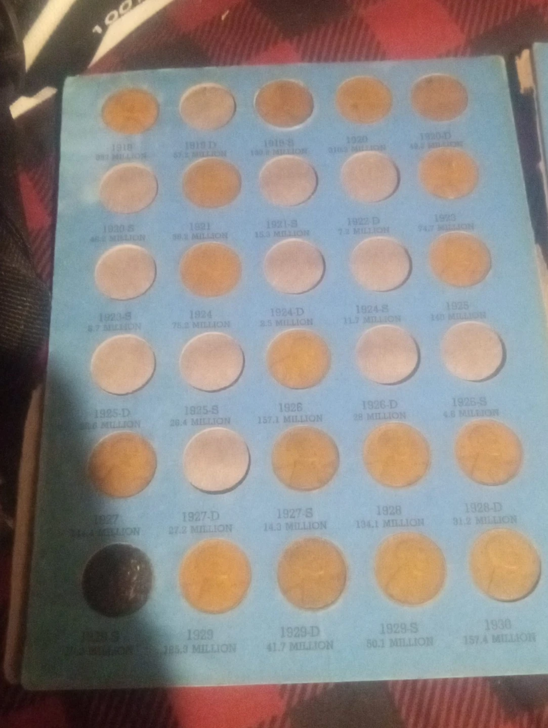 Vintage Coin Collection Album