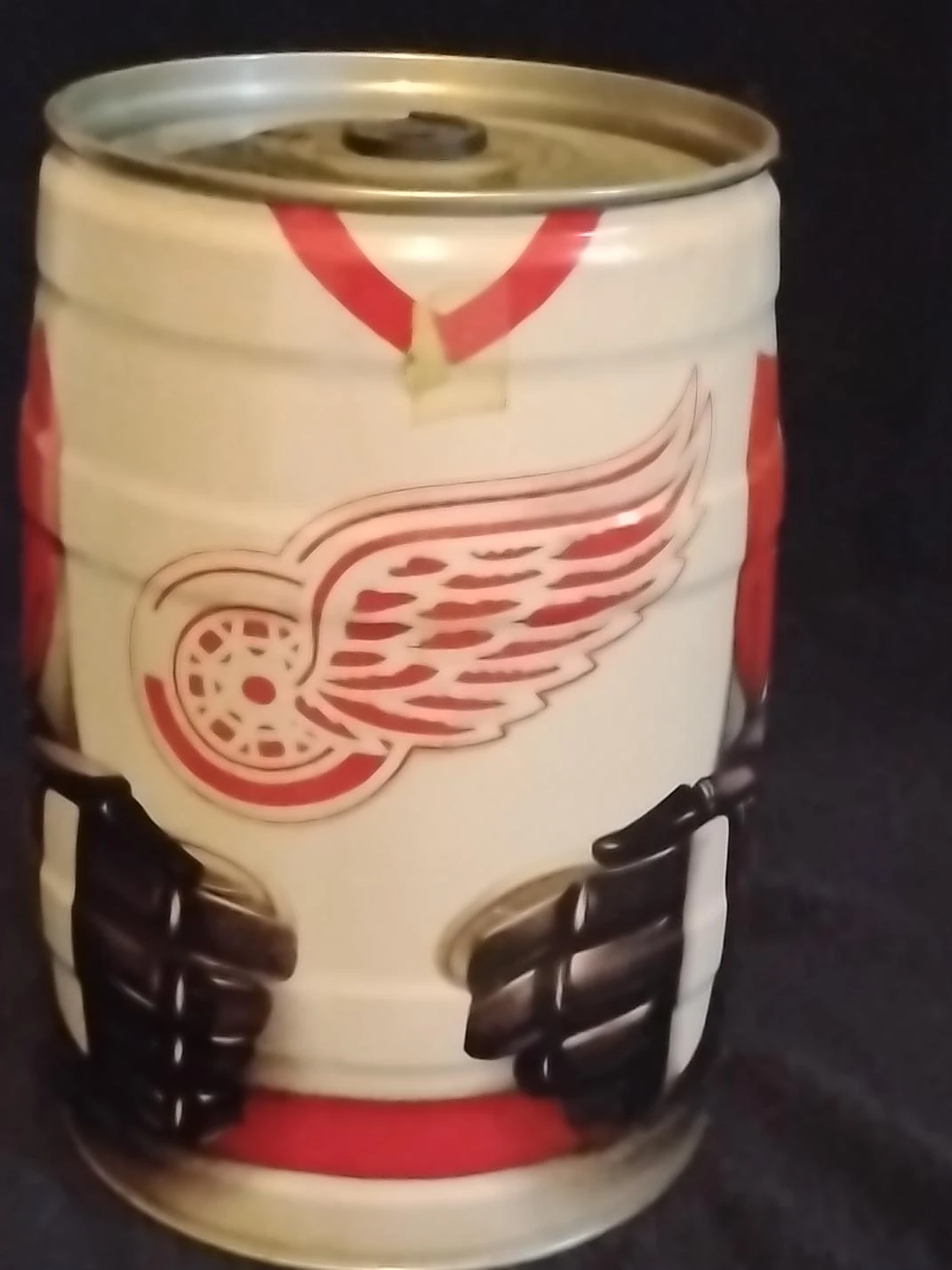 Detroit Red Wings Beer Keg Can