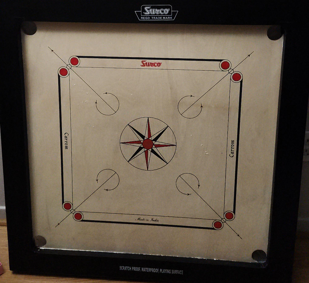 Surco Carrom Board - Scratch Proof Surface