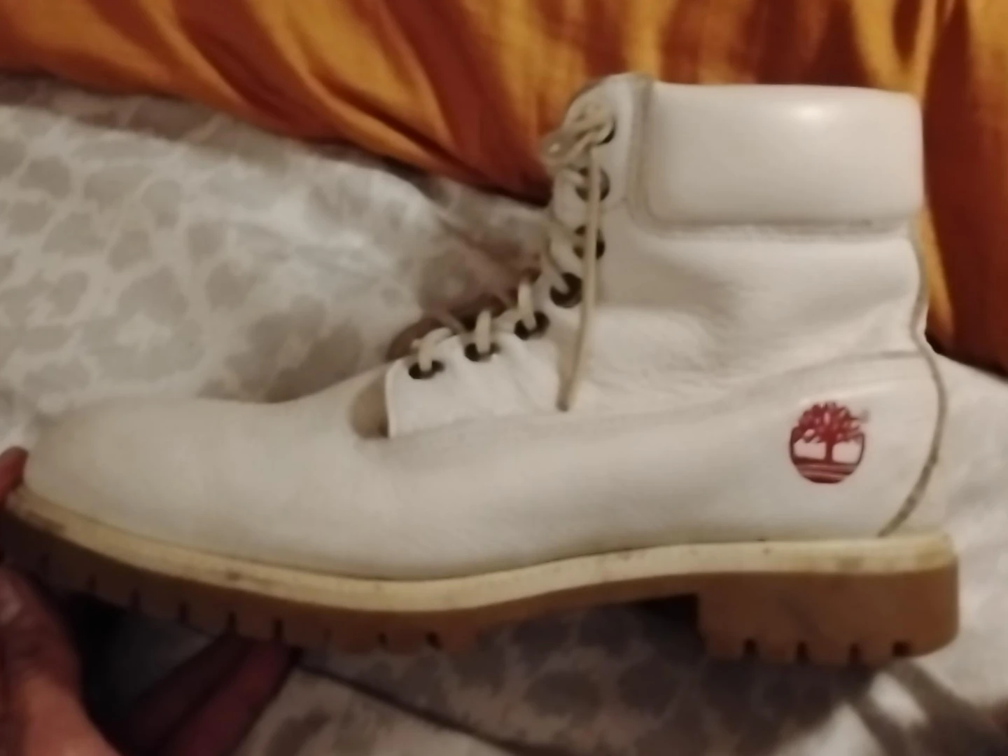 Timberland White Boots