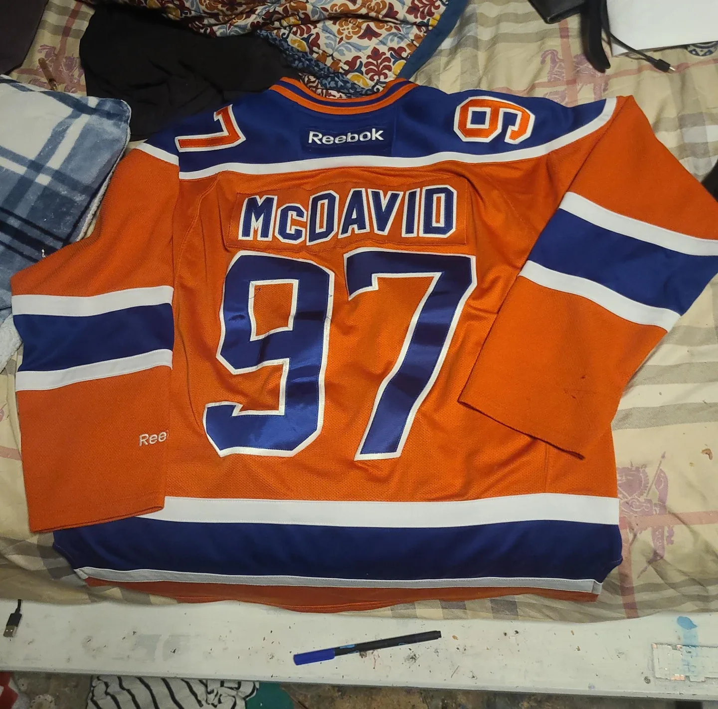 Reebok Edmonton Oilers McDavid #97 Jersey