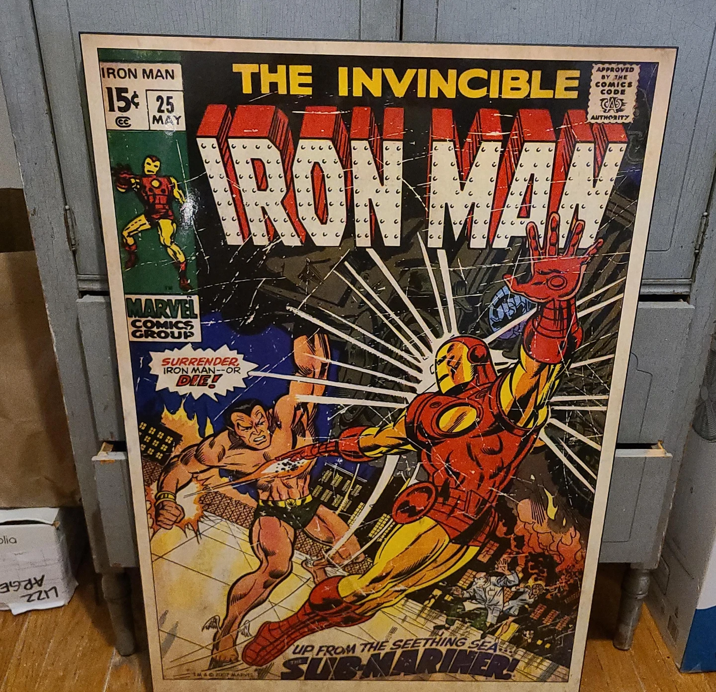 Marvel Comics Invincible Iron Man #25 Poster - Large