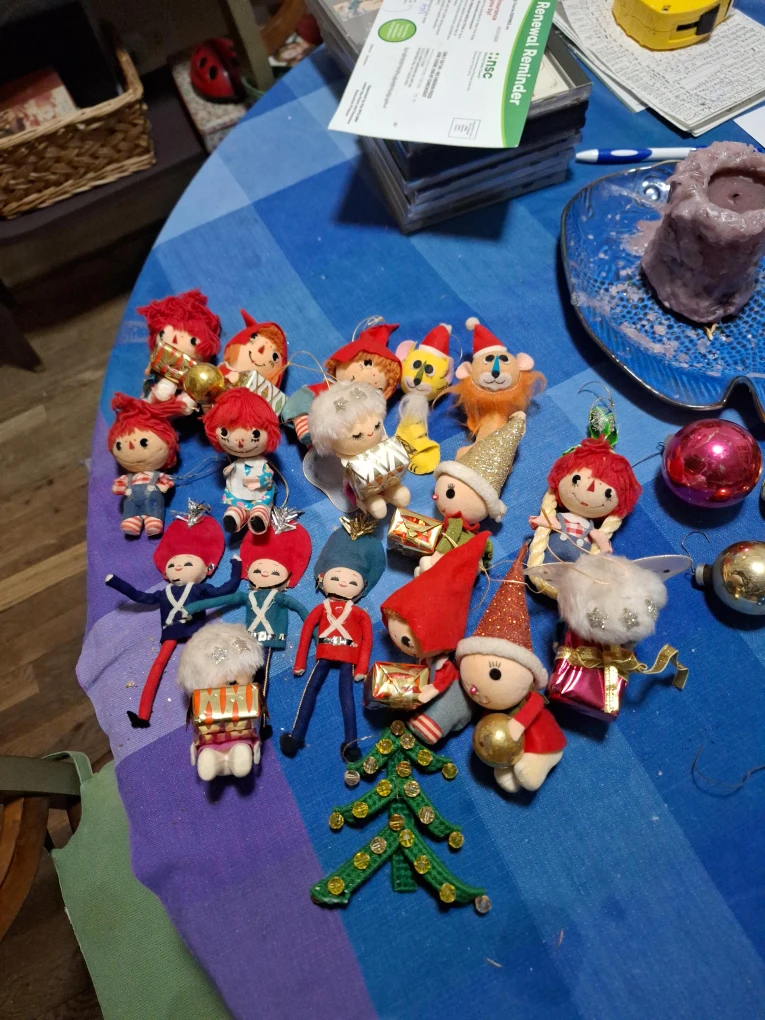 Vintage Christmas Ornaments - Lot of 17